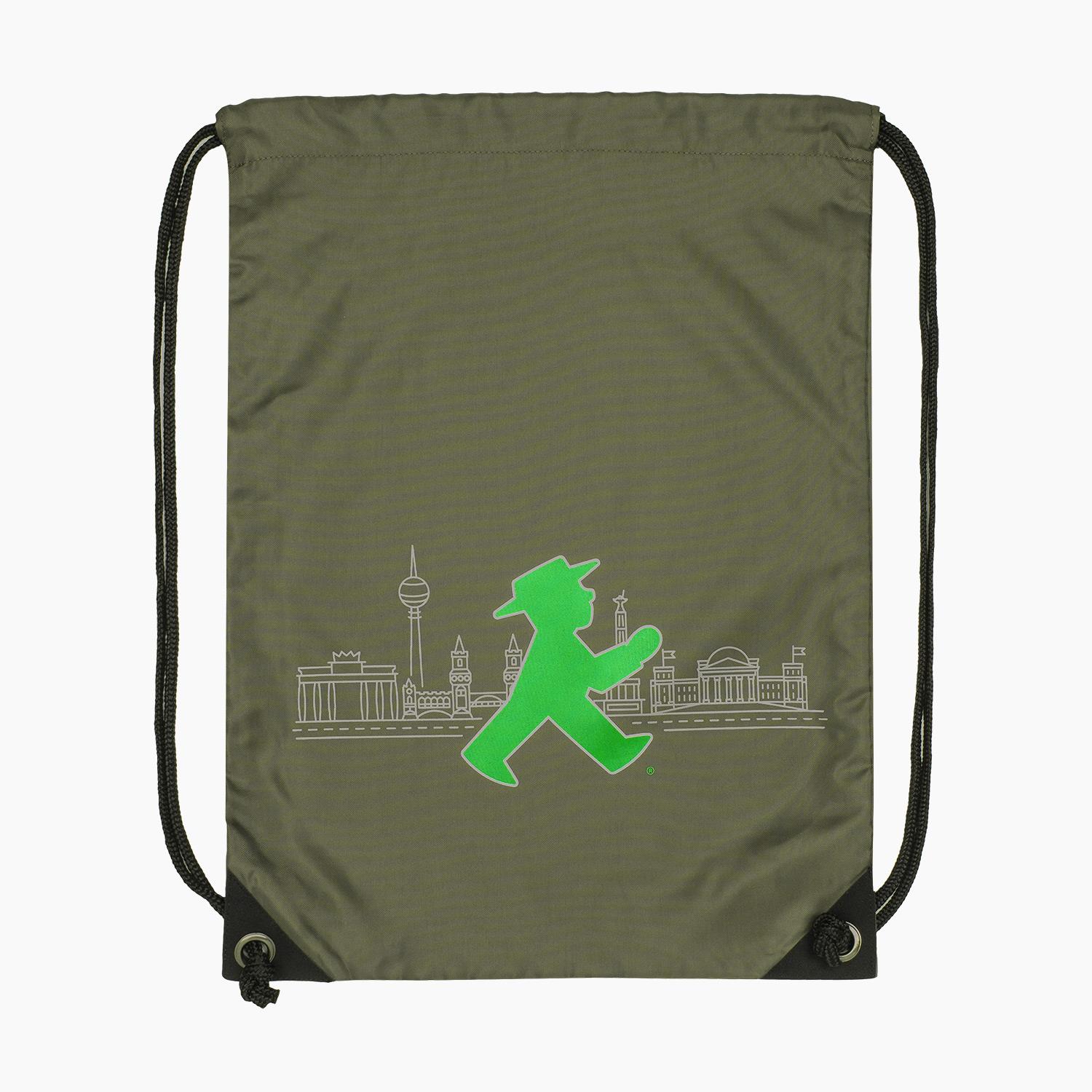 MITLÄUFER reflektierend olive/ Gym Bag