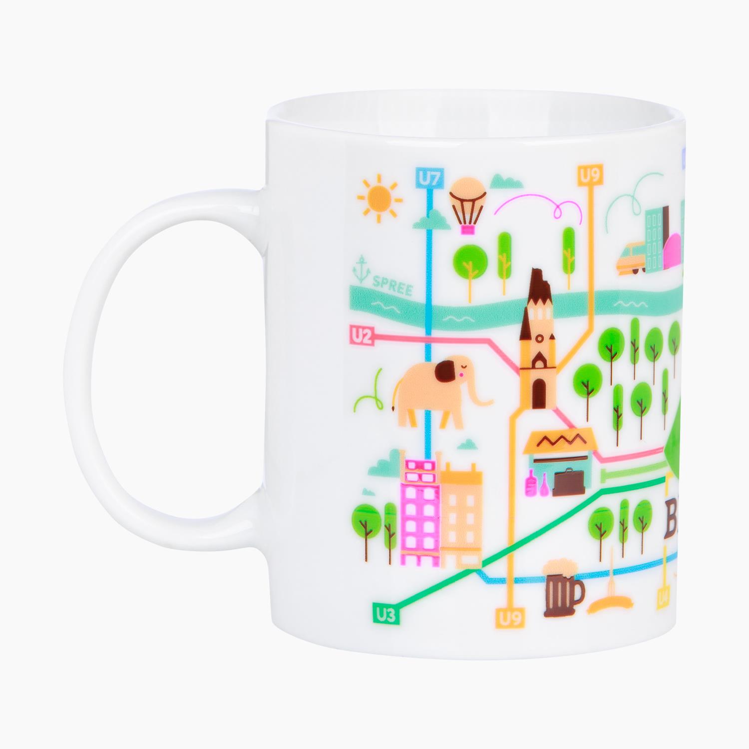 FRÜHAUFSTEHER Stadtplan/ Mug