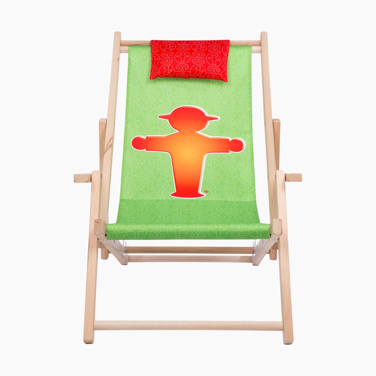 SONNENANBETER red/ Beach Chair