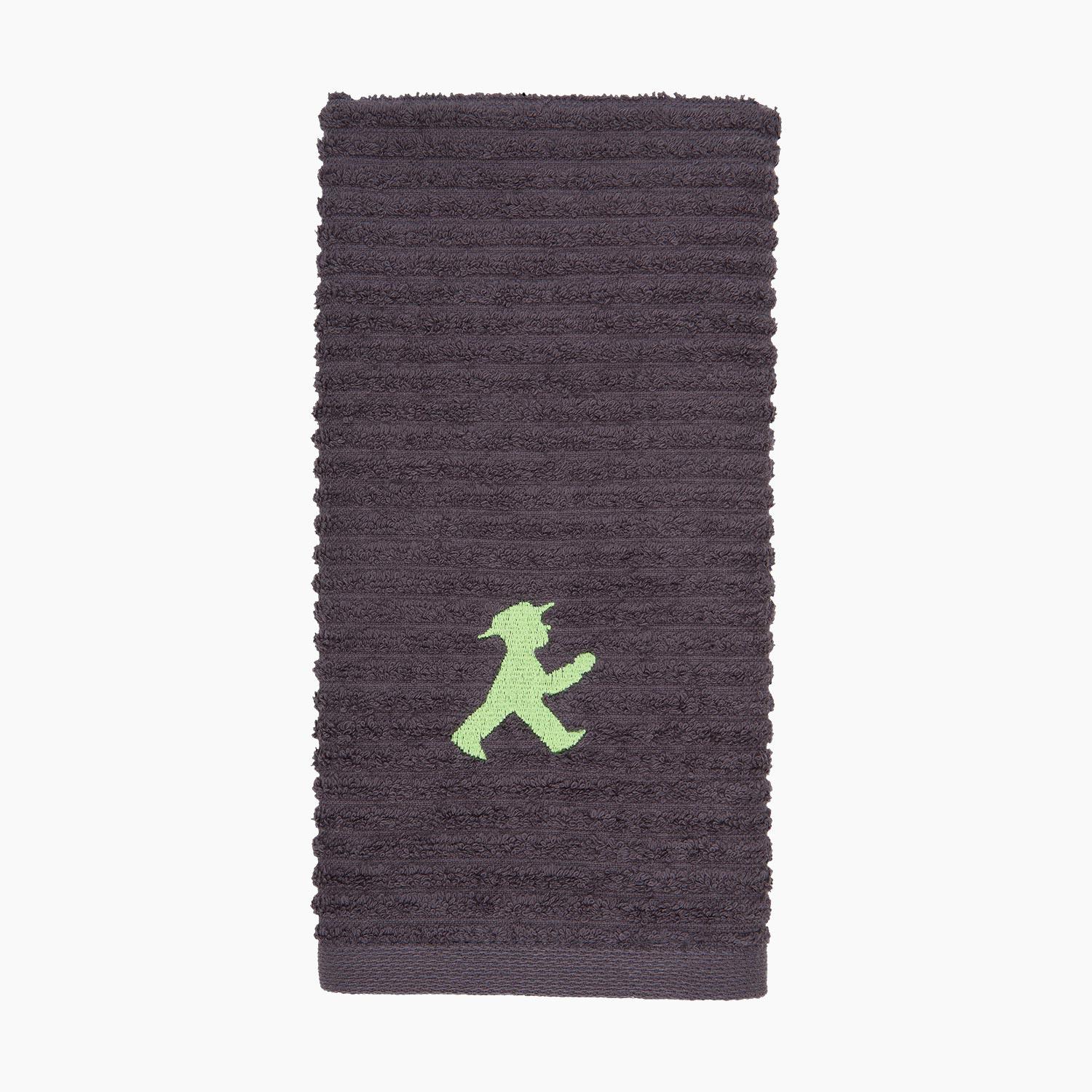 WASSERMÄNNCHEN grey/green/ Towel Small