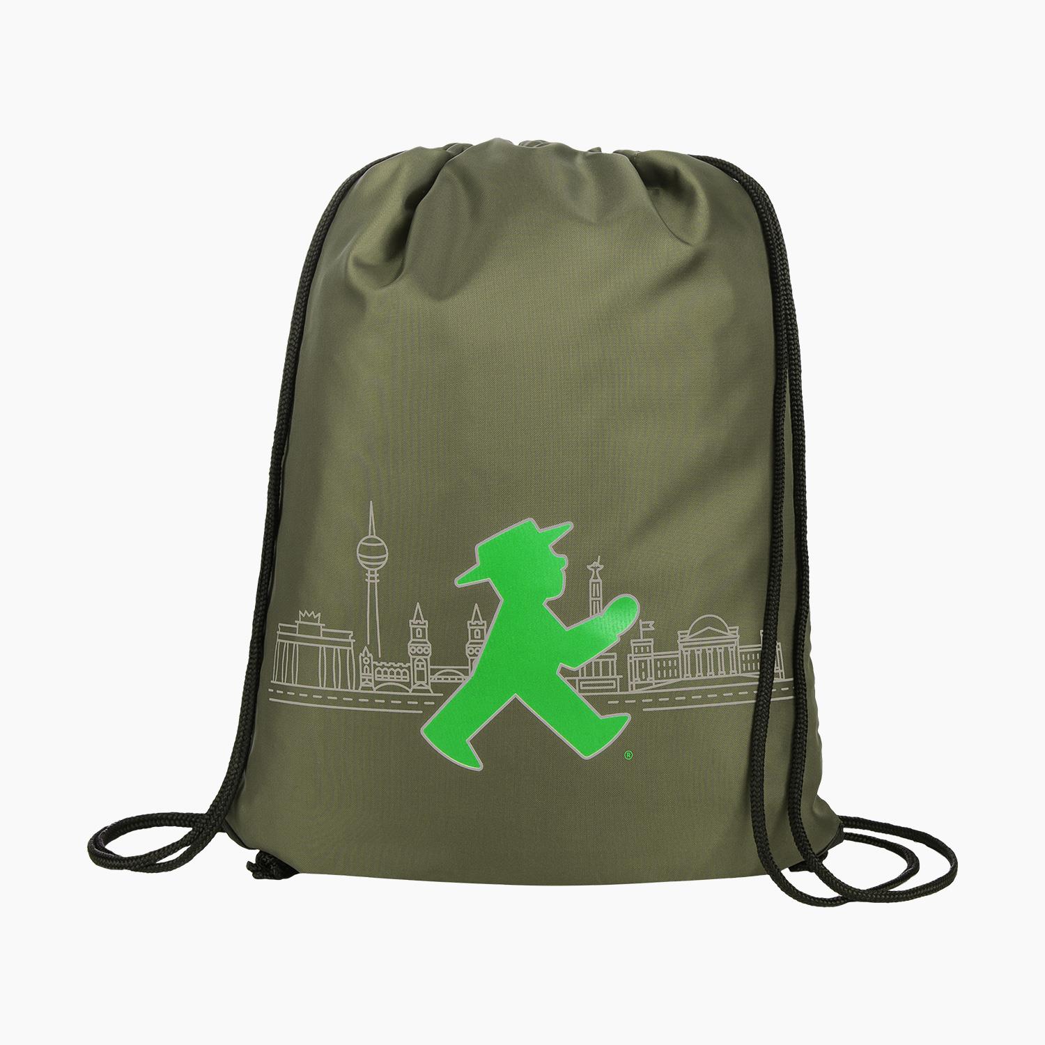 MITLÄUFER reflektierend olive/ Gym Bag