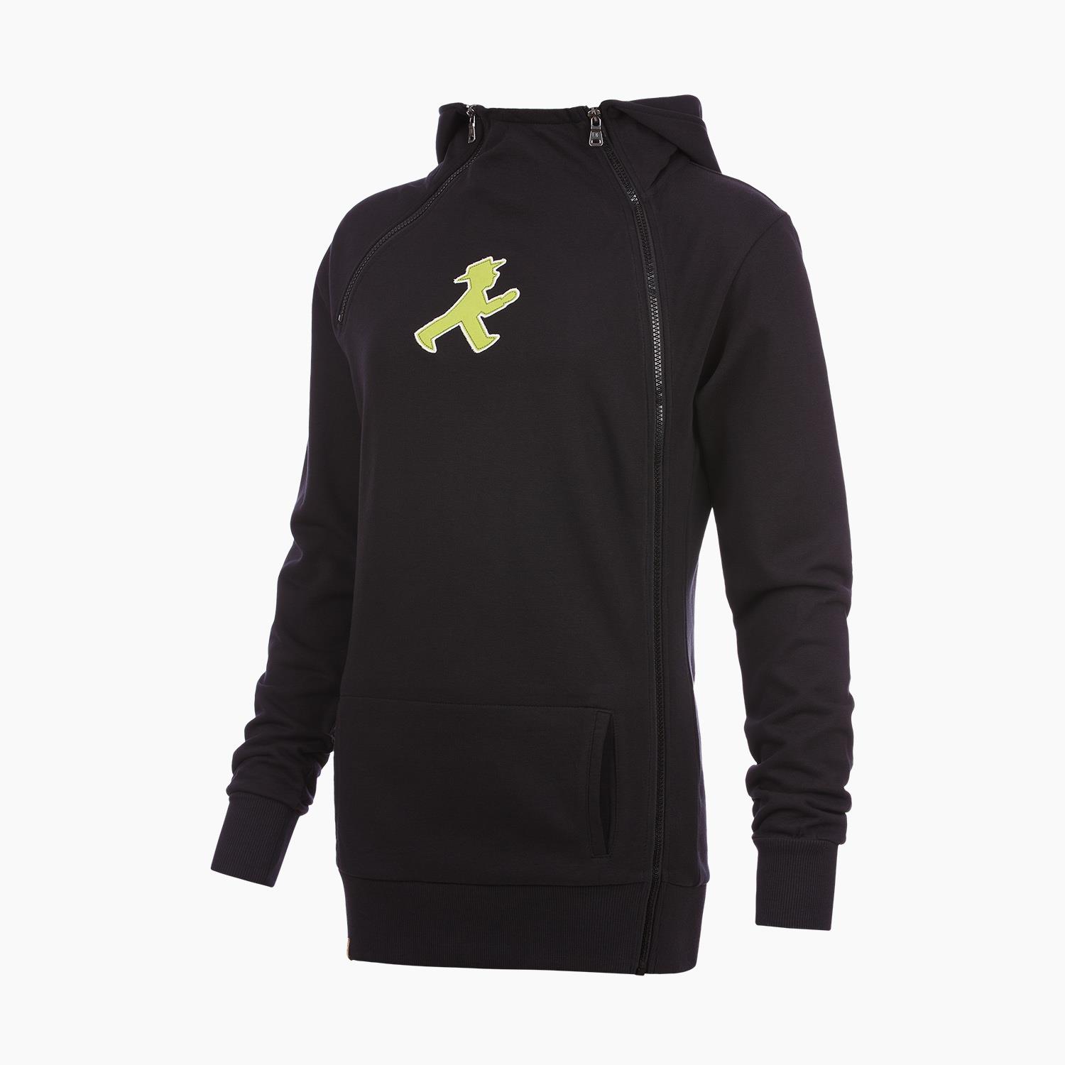 DEMONSTRANTIN black M/ Women Zip-Hoodie